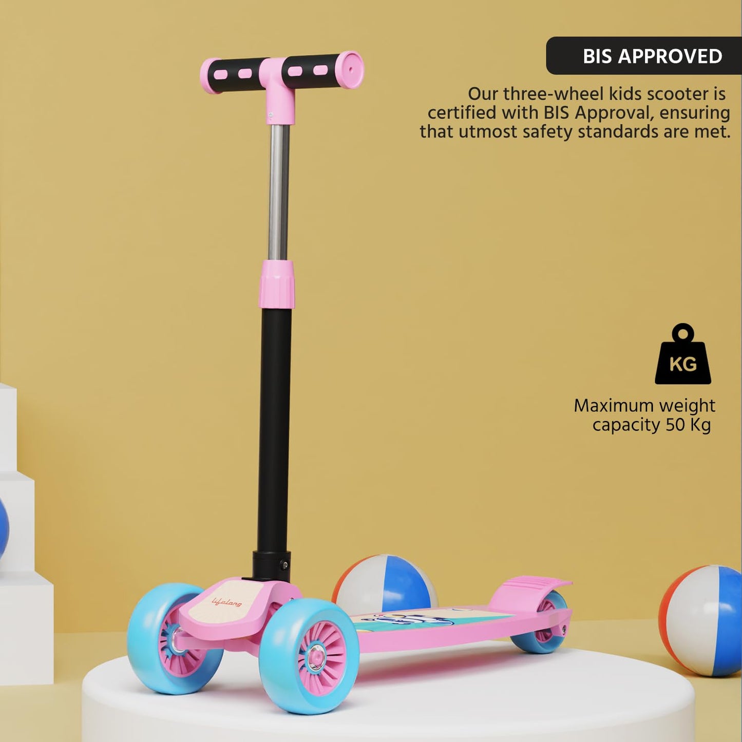 Foldable Kick Skating Cycle/Skate Scooter for Kids